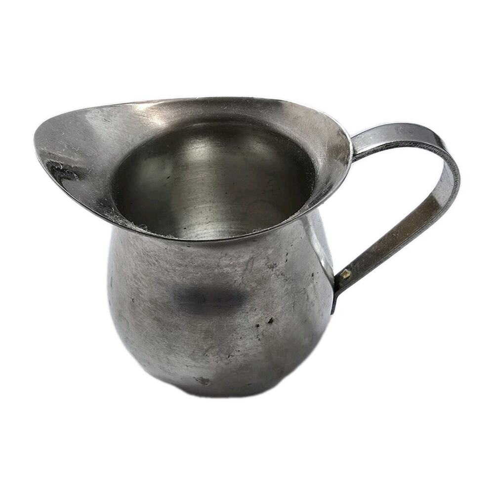 Vintage Bloomfield Stainless Steel Creamer Pitcher Japan 3” Mini Milk Jug